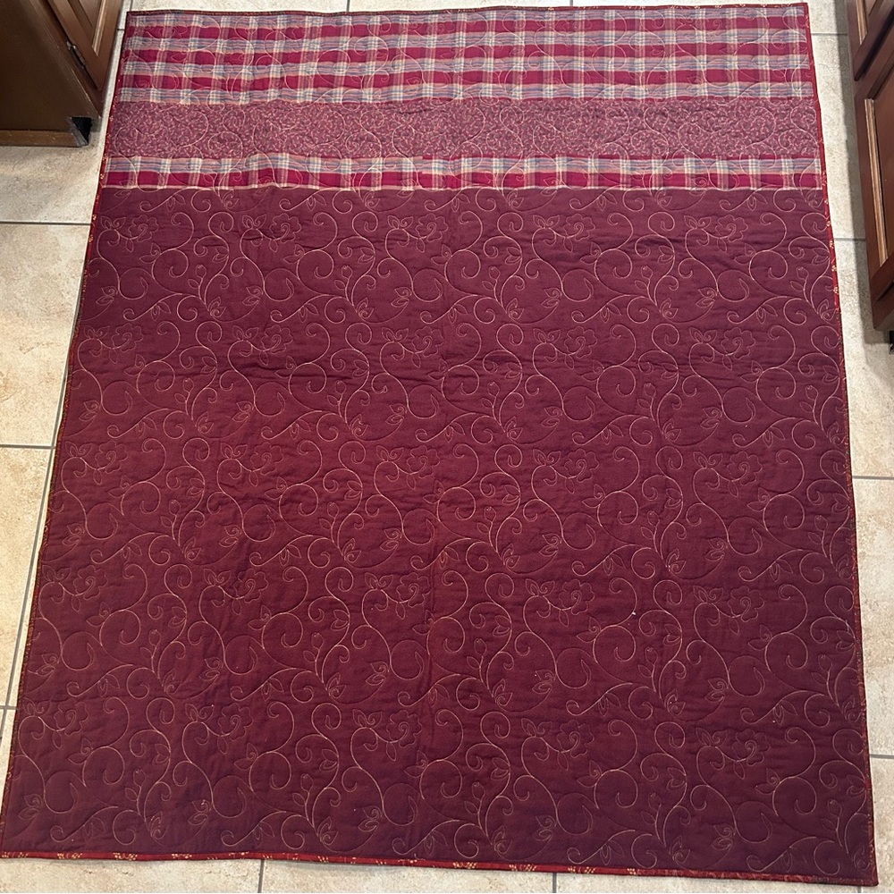 Patchwork Quilt with Star Pattern - Multicolor - Picture 2 of 11